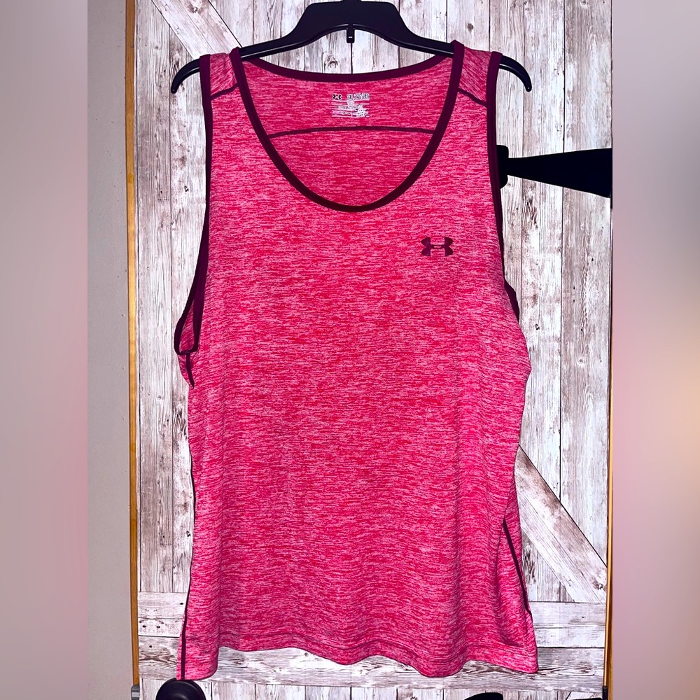 Under Armour Mens red Tank Top